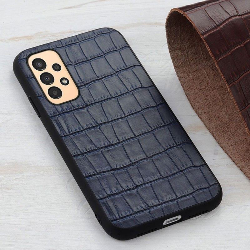 Etui do Samsung Galaxy A13 4G Chic Croco Skin Look