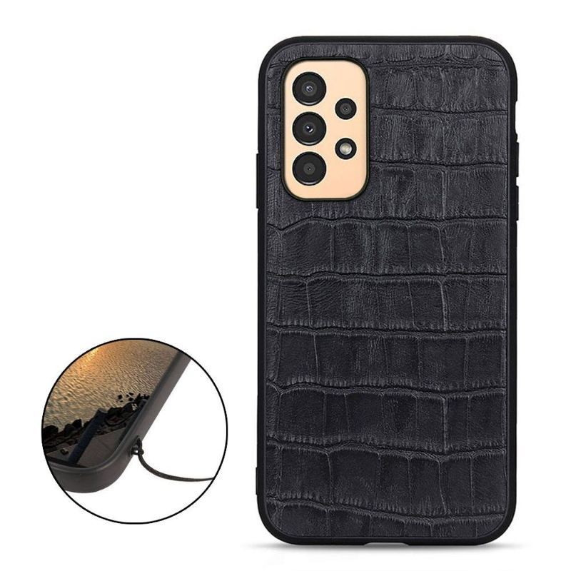 Etui do Samsung Galaxy A13 4G Chic Croco Skin Look