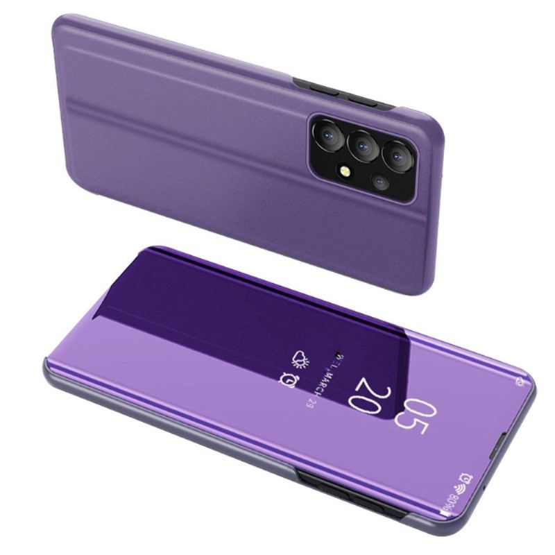 Etui do Samsung Galaxy A13 4G Etui Folio Efekt Lustra