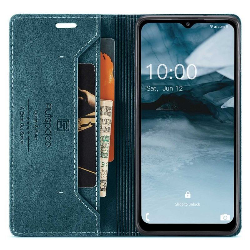 Etui Folio do Samsung Galaxy A13 4G Autspace Sztuczna Skóra