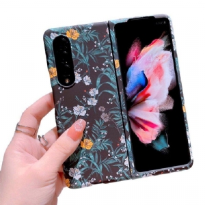 Etui do Samsung Galaxy Z Fold 4 Kwiaty Tapeta