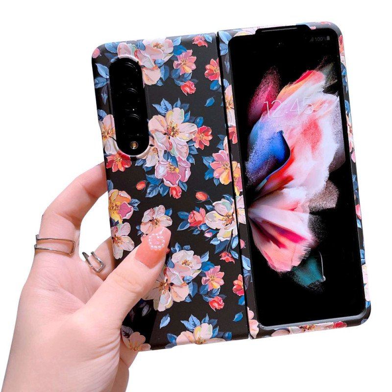 Etui do Samsung Galaxy Z Fold 4 Kwiaty Tapeta