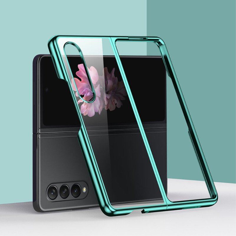 Etui do Samsung Galaxy Z Fold 4 Przezroczysty Metalik