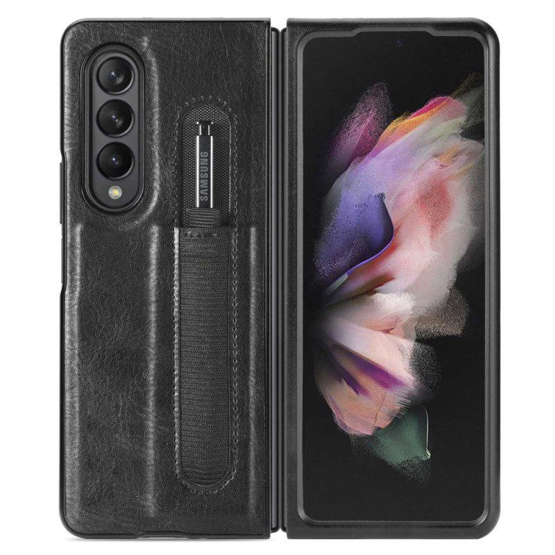 Etui do Samsung Galaxy Z Fold 4 Rysik Ze Sztucznej Skóry