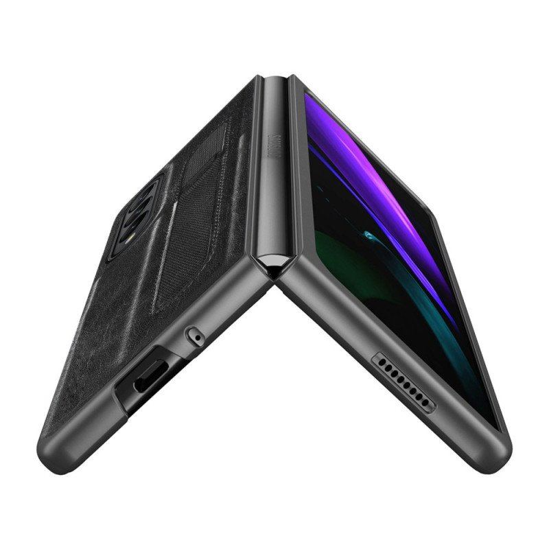 Etui do Samsung Galaxy Z Fold 4 Rysik Ze Sztucznej Skóry