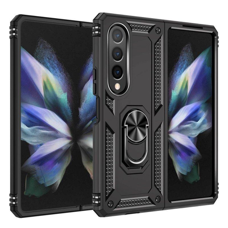 Etui do Samsung Galaxy Z Fold 4 Stopień Wojskowy Z Pierścieniem