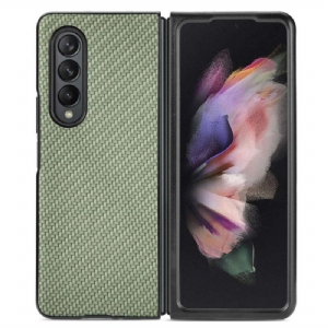 Etui do Samsung Galaxy Z Fold 4 Tkane Włókno Węglowe