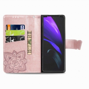 Etui Folio do Samsung Galaxy Z Fold 4 Gigantyczny Motyl