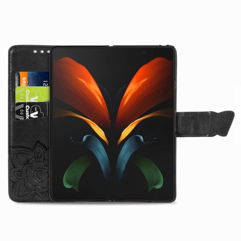 Etui Folio do Samsung Galaxy Z Fold 4 Gigantyczny Motyl