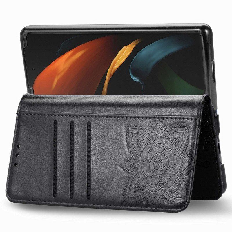 Etui Folio do Samsung Galaxy Z Fold 4 Gigantyczny Motyl