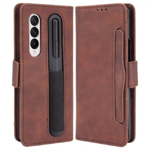 Etui Folio do Samsung Galaxy Z Fold 4 Szpieguj Z Pen Storage