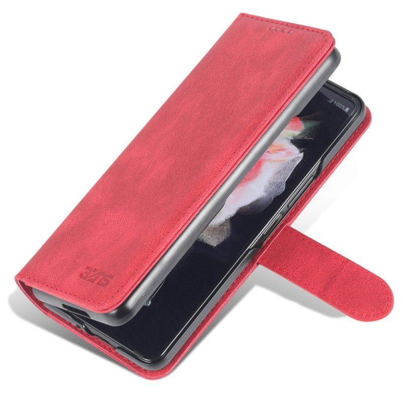 Etui Na Telefon Pokrowce do Samsung Galaxy Z Fold 4 Portfel Portfel Z Przeszyciami Azns