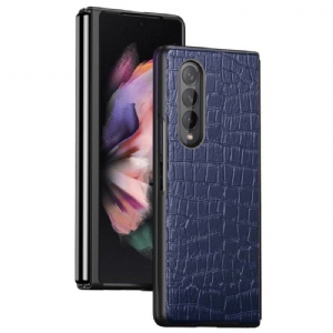 Futerały do Samsung Galaxy Z Fold 4 Klasyczny Krokodyl