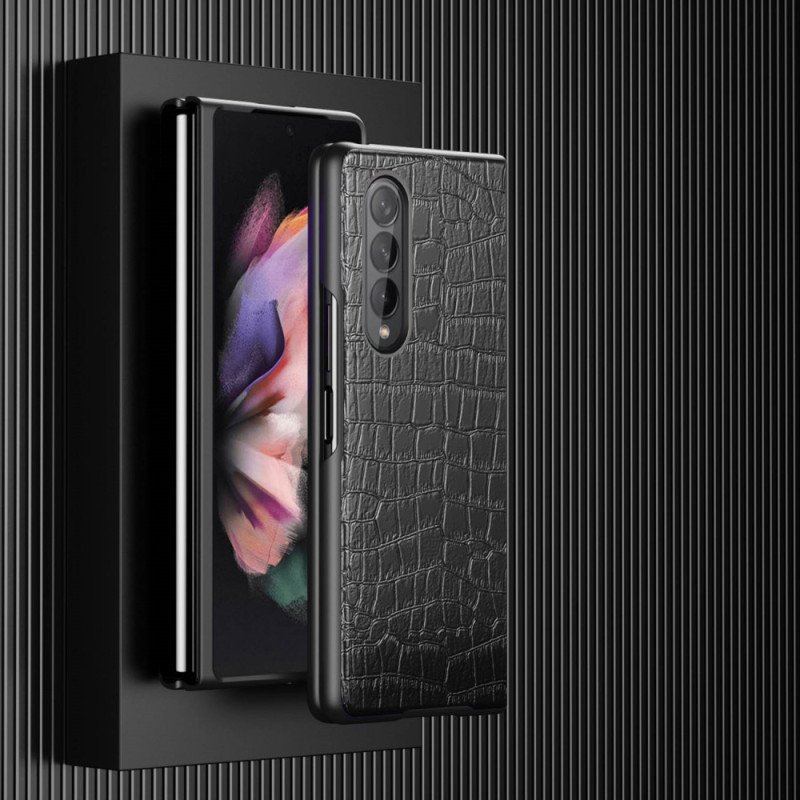 Futerały do Samsung Galaxy Z Fold 4 Klasyczny Krokodyl