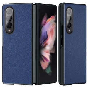 Futerały do Samsung Galaxy Z Fold 4 Sztuczna Skóra Powlekana Liczi