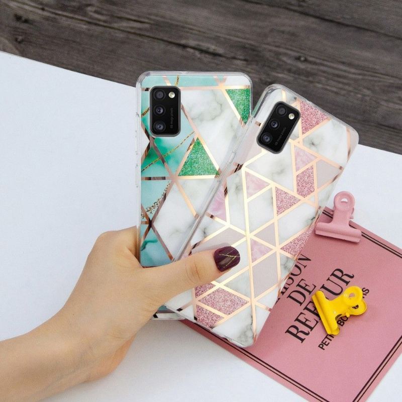 Etui do Samsung Galaxy A41 Elastyczna Geometria