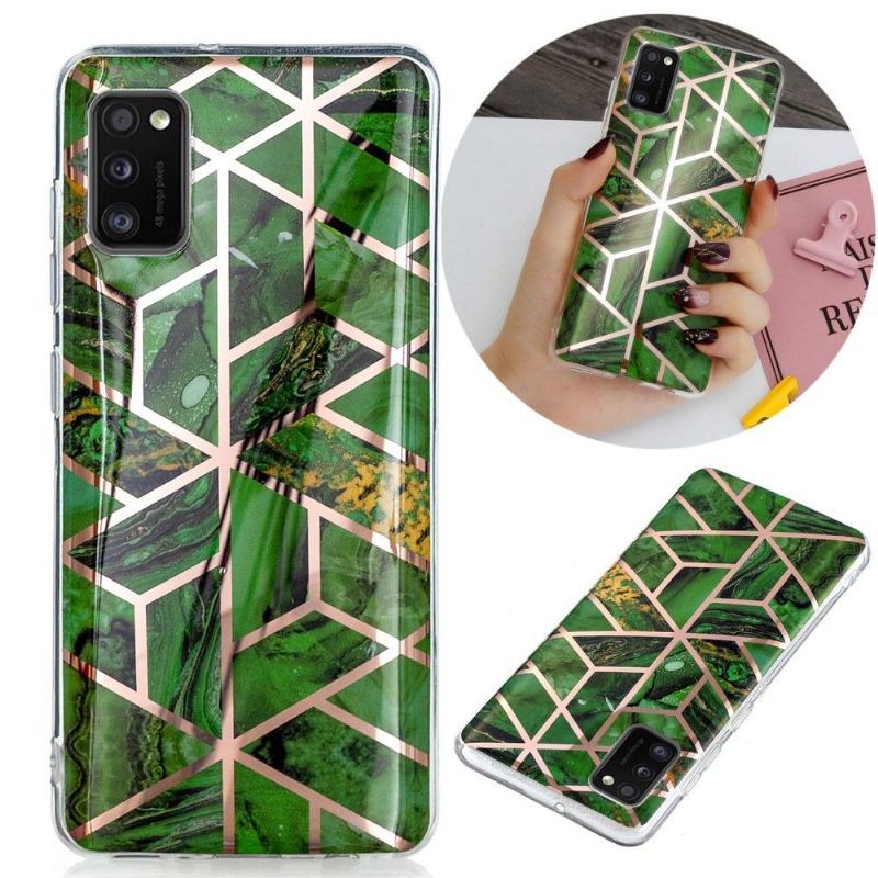 Etui do Samsung Galaxy A41 Elastyczna Geometria