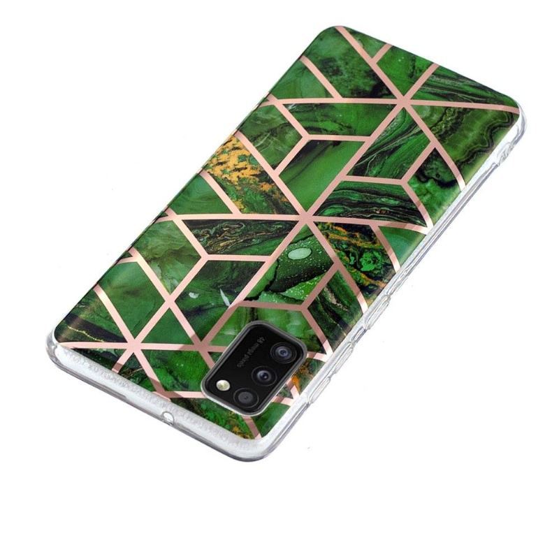 Etui do Samsung Galaxy A41 Elastyczna Geometria