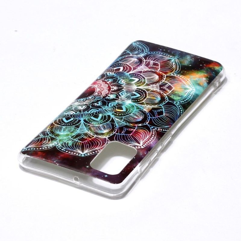 Etui do Samsung Galaxy A41 Luminous Colorful Mandala