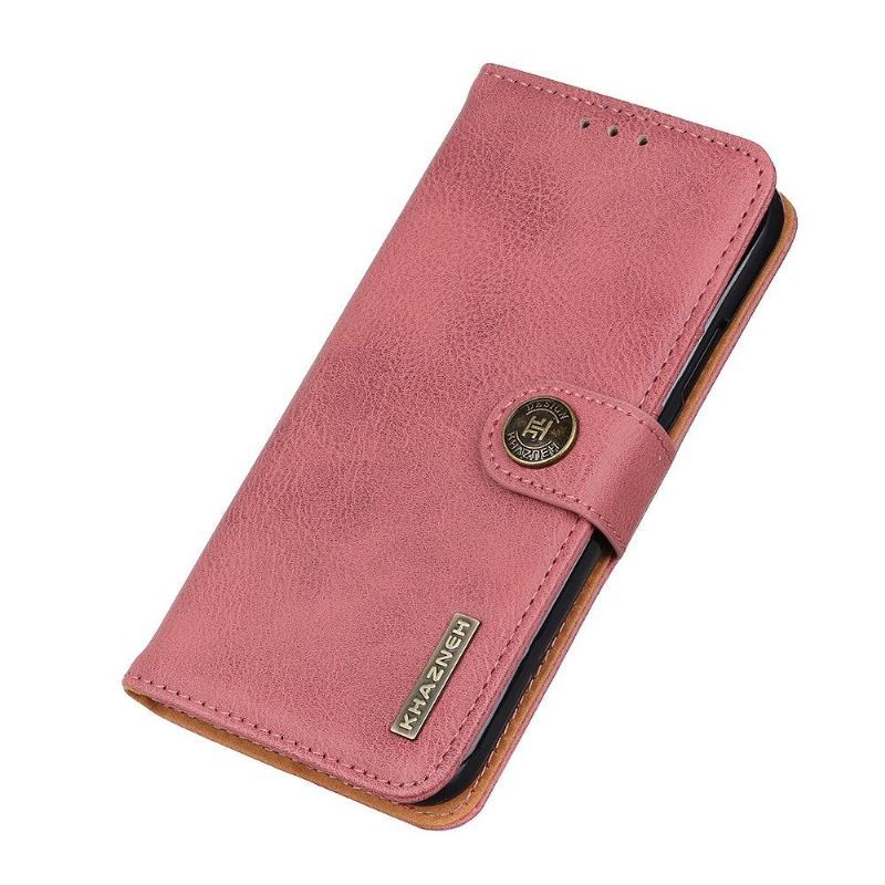 Etui Folio do Samsung Galaxy A41 Khazneh Faux Leather - Różowy