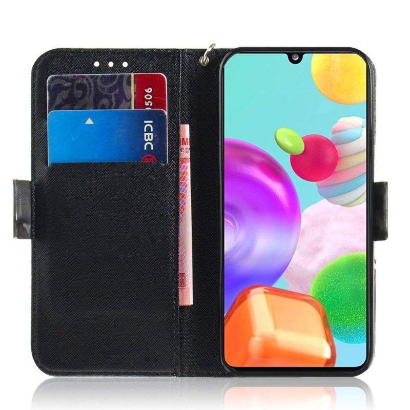 Etui Folio do Samsung Galaxy A41 Kolorowa Mandala