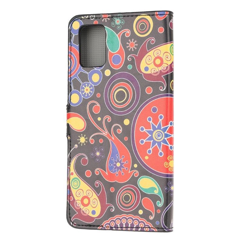 Etui Folio do Samsung Galaxy A41 Paisley_kwiaty