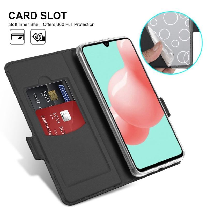 Etui Folio do Samsung Galaxy A41 Skórzany Futerał Stojak Case