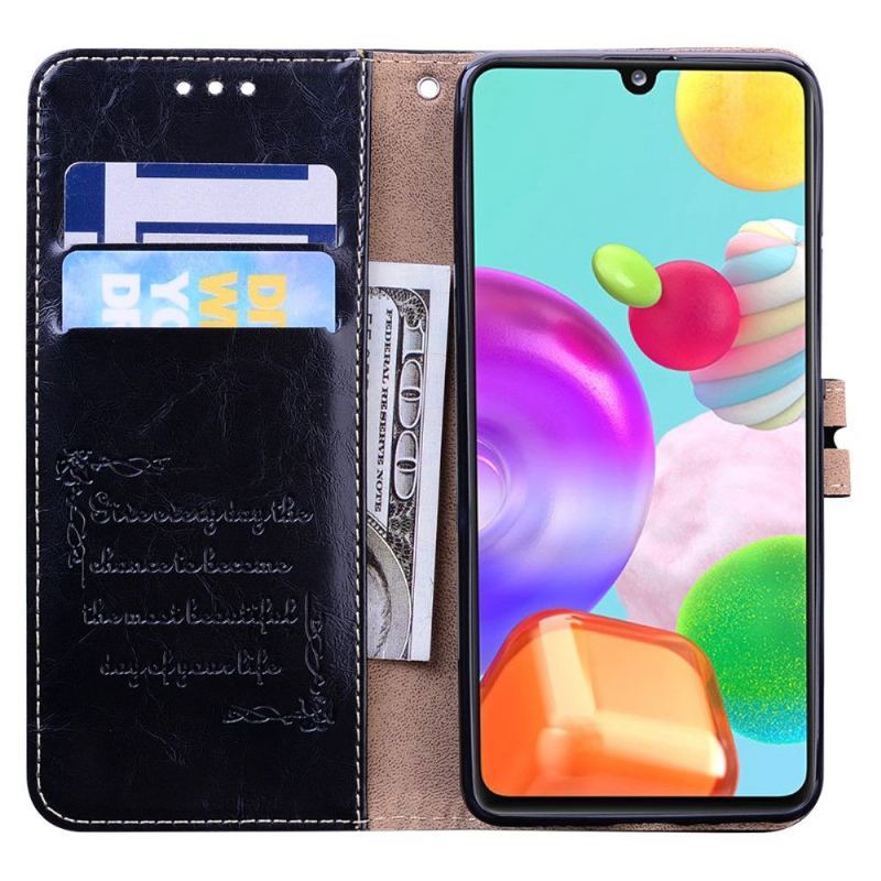 Etui Na Telefon Pokrowce do Samsung Galaxy A41 Biznes Deluxe Vintage