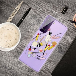 Etui do Samsung Galaxy S21 5G Przezroczysty Makijaż