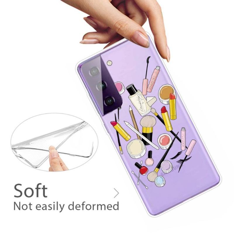 Etui do Samsung Galaxy S21 5G Przezroczysty Makijaż