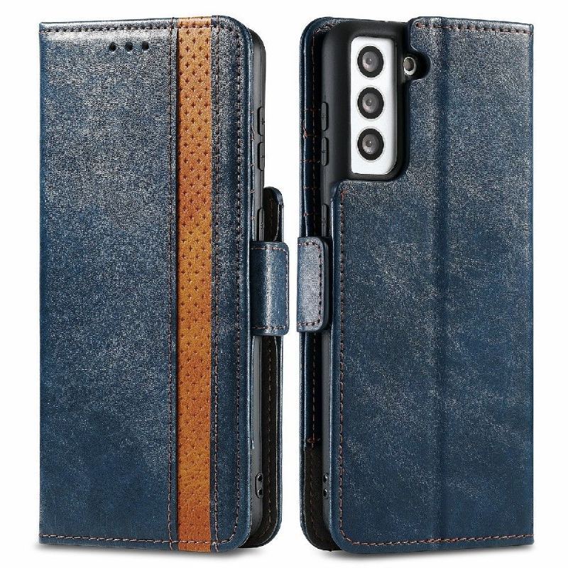 Etui Folio do Samsung Galaxy S21 5G Classic Skórzany Futerał Odwróć Biznes