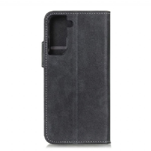 Etui Folio do Samsung Galaxy S21 5G S Kształt Odsłonięte Szwy