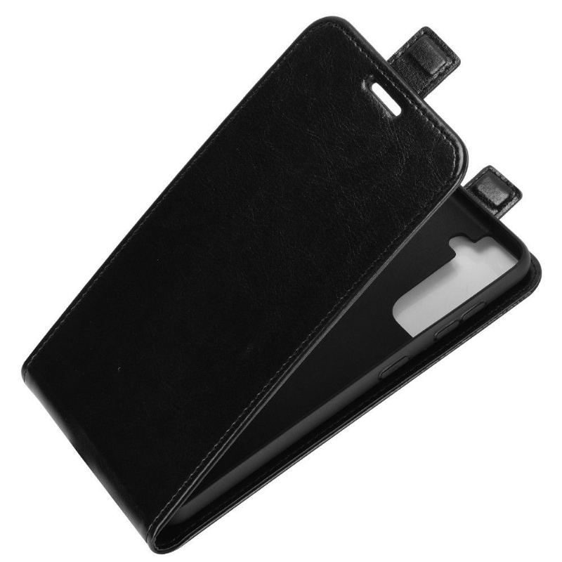 Etui Folio do Samsung Galaxy S21 5G Skórzany Futerał Ze Sztucznej Skóry W Pionie