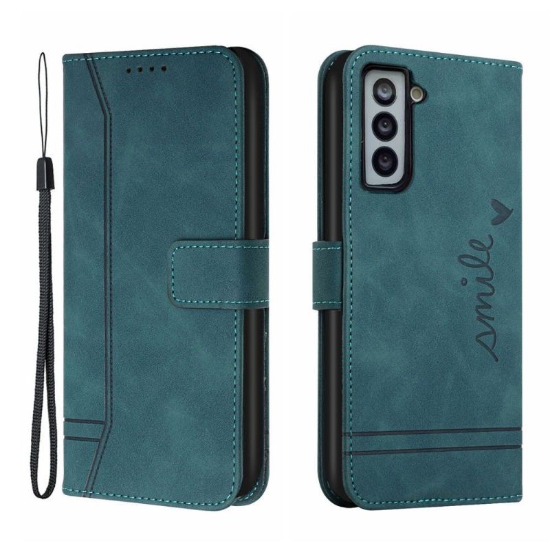 Etui Folio do Samsung Galaxy S21 5G Uśmiech Linii