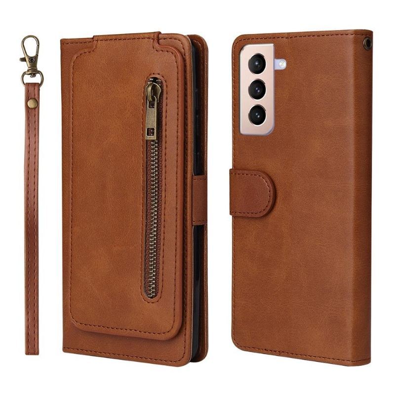 Etui Folio do Samsung Galaxy S21 5G Wieloprzedziałowy Uchwyt