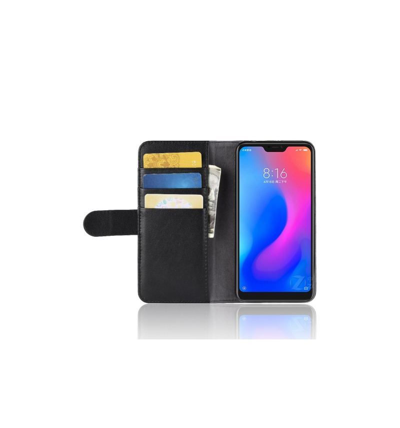 Case do Xiaomi Redmi 6 Biznes Premium Skórzane Etui Na Karty