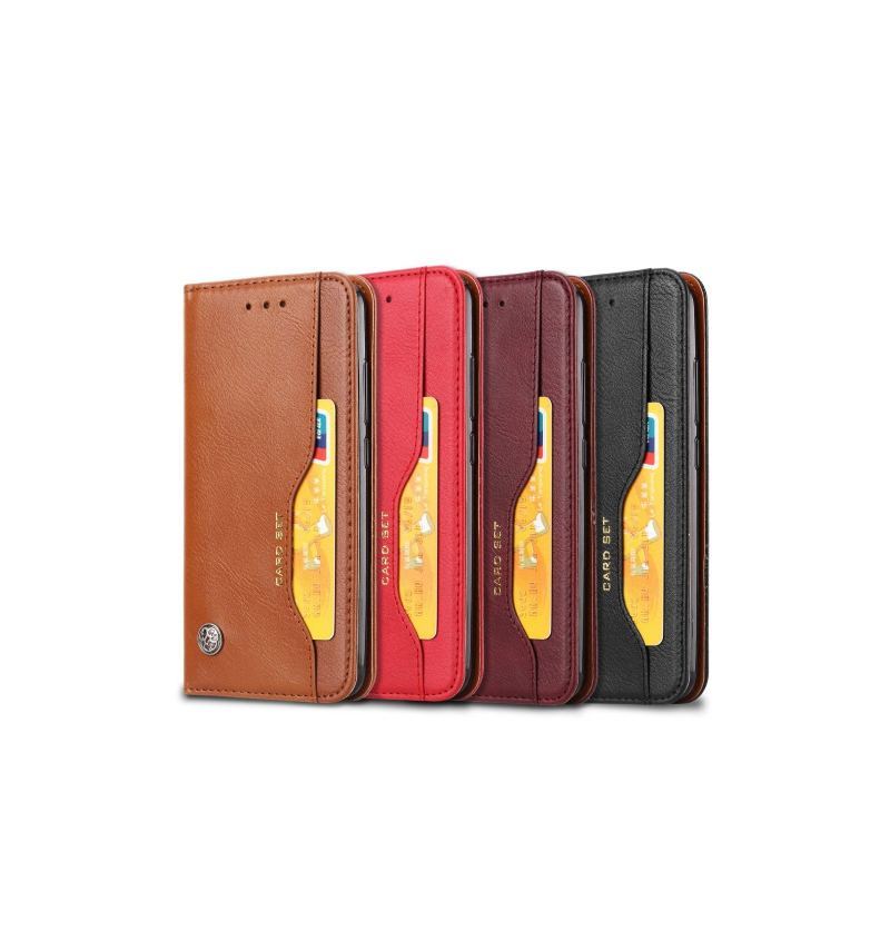 Etui do Xiaomi Redmi 6 Skórzany Pokrowiec Na Karty