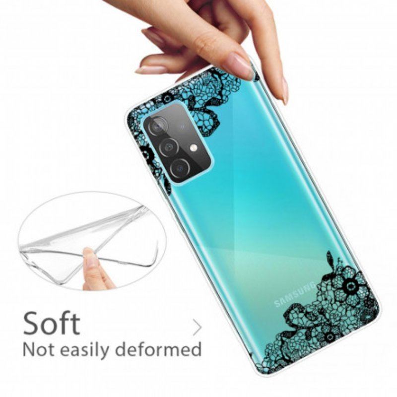 Etui do Samsung Galaxy A52 4G / A52 5G / A52s 5G Delikatna Koronka