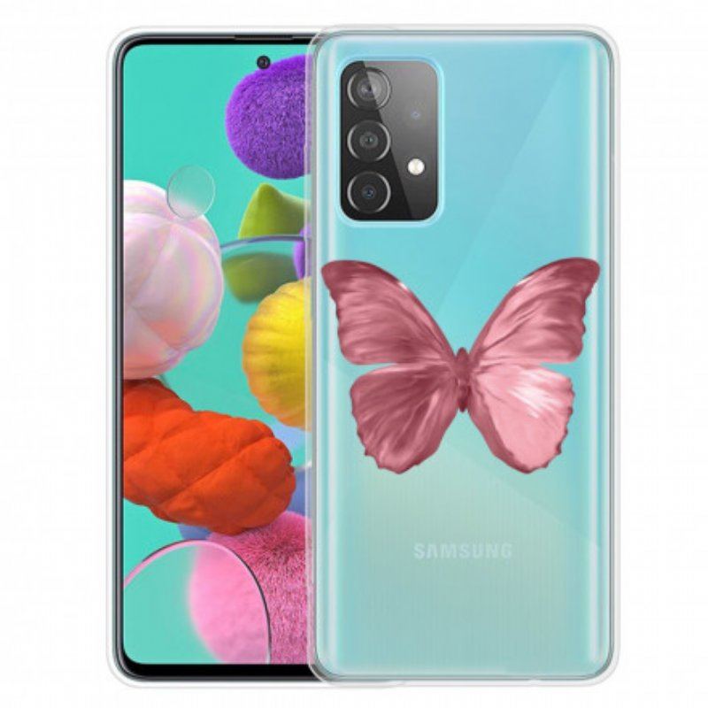 Etui do Samsung Galaxy A52 4G / A52 5G / A52s 5G Dzikie Motyle