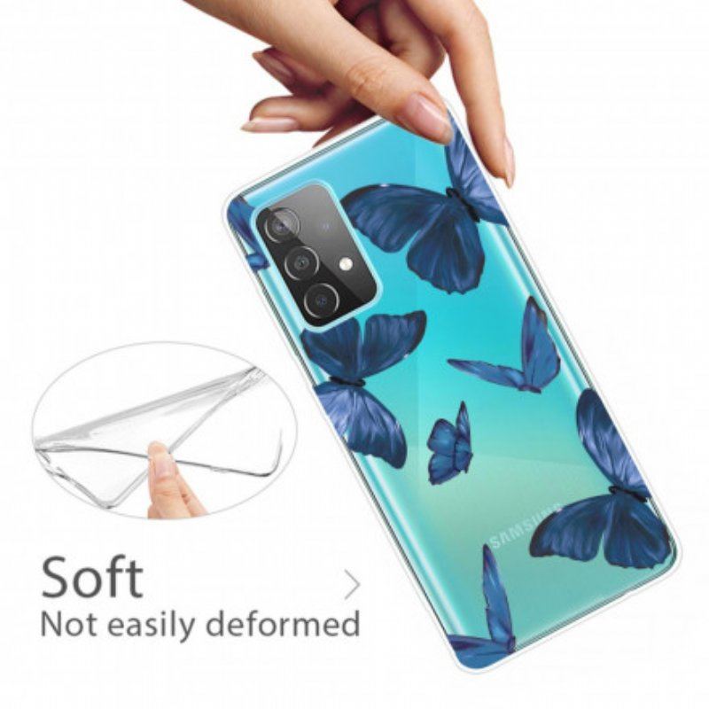 Etui do Samsung Galaxy A52 4G / A52 5G / A52s 5G Dzikie Motyle