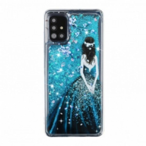 Etui do Samsung Galaxy A52 4G / A52 5G / A52s 5G Kobieta Cekiny