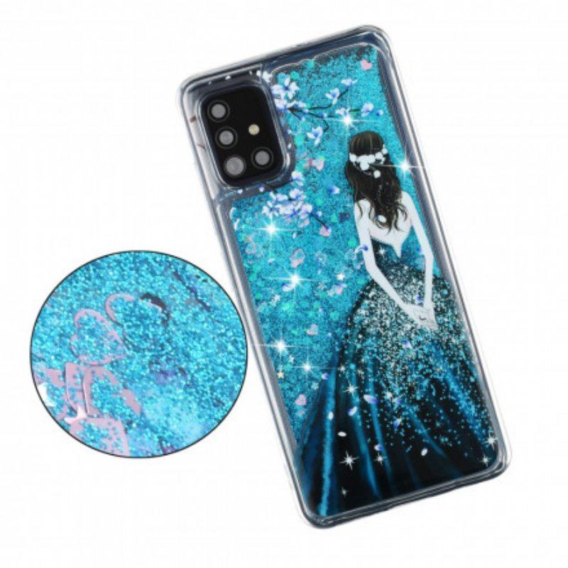 Etui do Samsung Galaxy A52 4G / A52 5G / A52s 5G Kobieta Cekiny