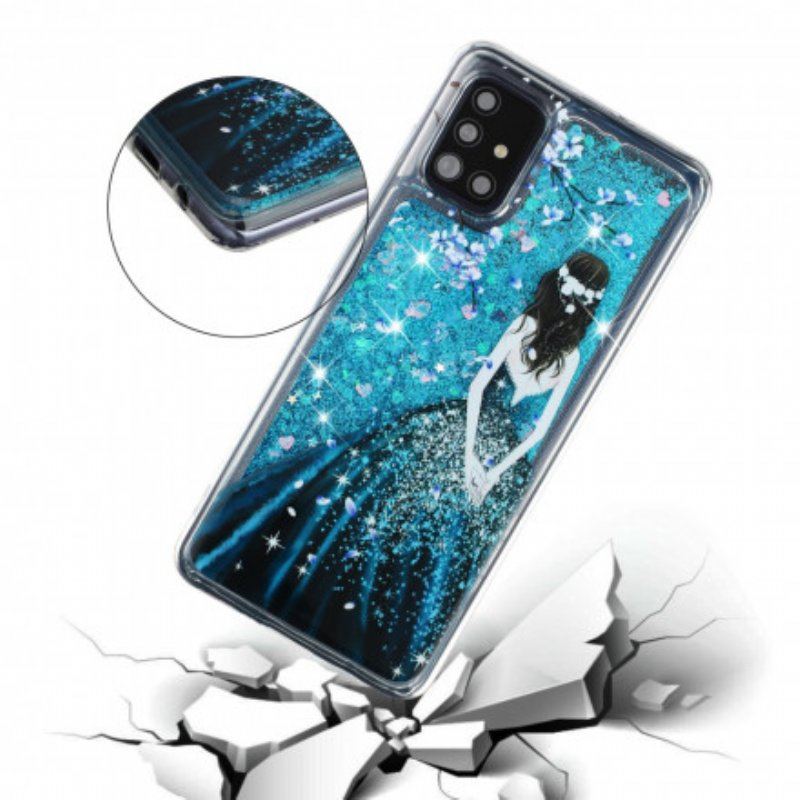 Etui do Samsung Galaxy A52 4G / A52 5G / A52s 5G Kobieta Cekiny