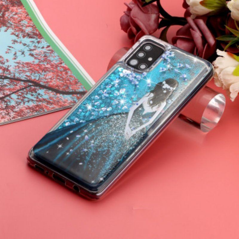 Etui do Samsung Galaxy A52 4G / A52 5G / A52s 5G Kobieta Cekiny