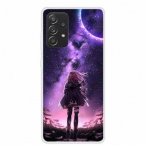 Etui do Samsung Galaxy A52 4G / A52 5G / A52s 5G Magiczna Pełnia Księżyca