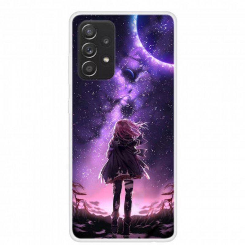 Etui do Samsung Galaxy A52 4G / A52 5G / A52s 5G Magiczna Pełnia Księżyca