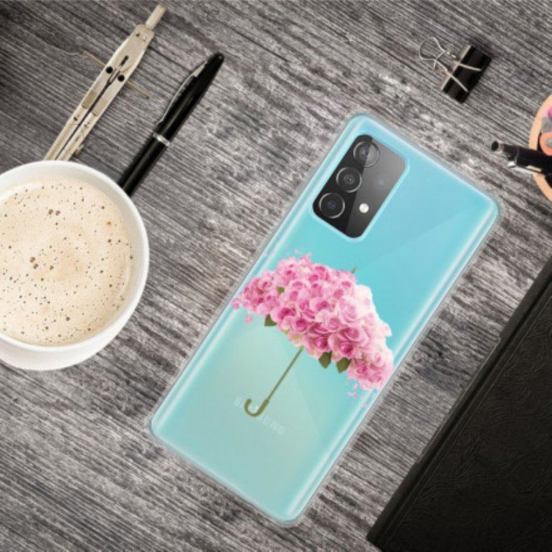 Etui do Samsung Galaxy A52 4G / A52 5G / A52s 5G Parasol W Róże