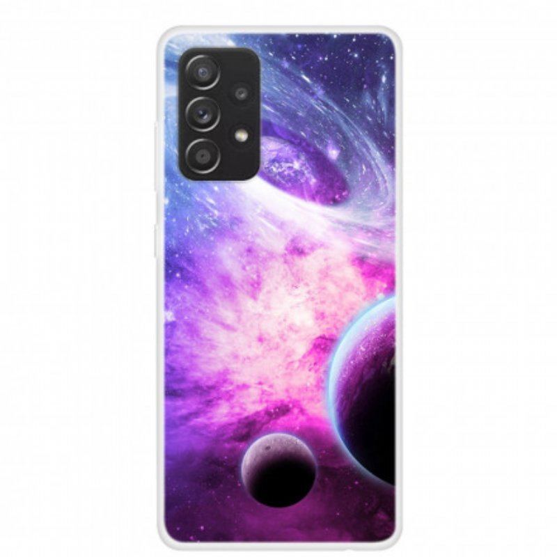 Etui do Samsung Galaxy A52 4G / A52 5G / A52s 5G Planety Silikonowe