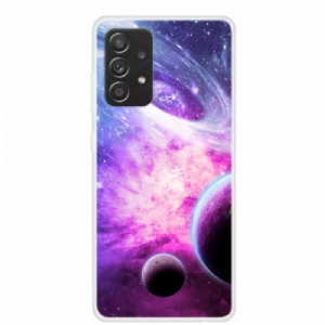 Etui do Samsung Galaxy A52 4G / A52 5G / A52s 5G Planety Silikonowe