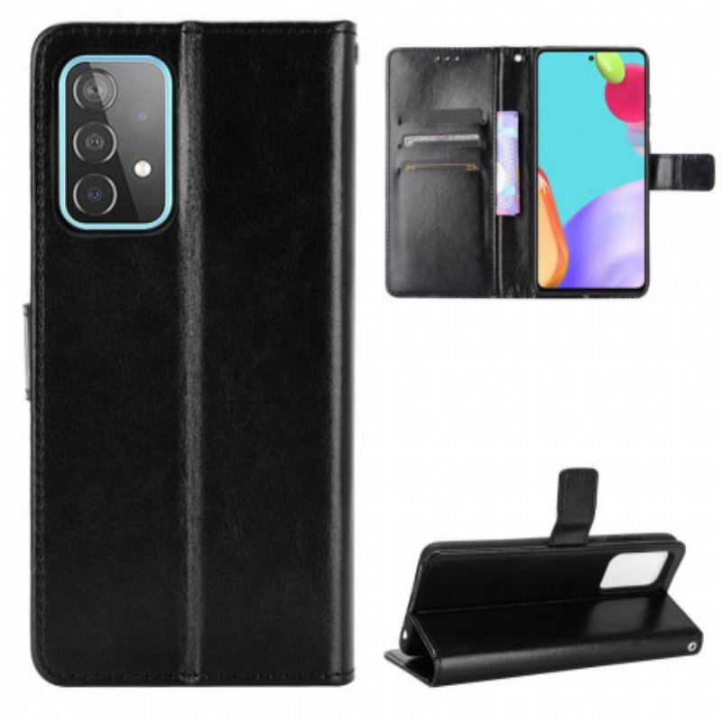 Etui Folio do Samsung Galaxy A52 4G / A52 5G / A52s 5G Błyszcząca Sztuczna Skóra